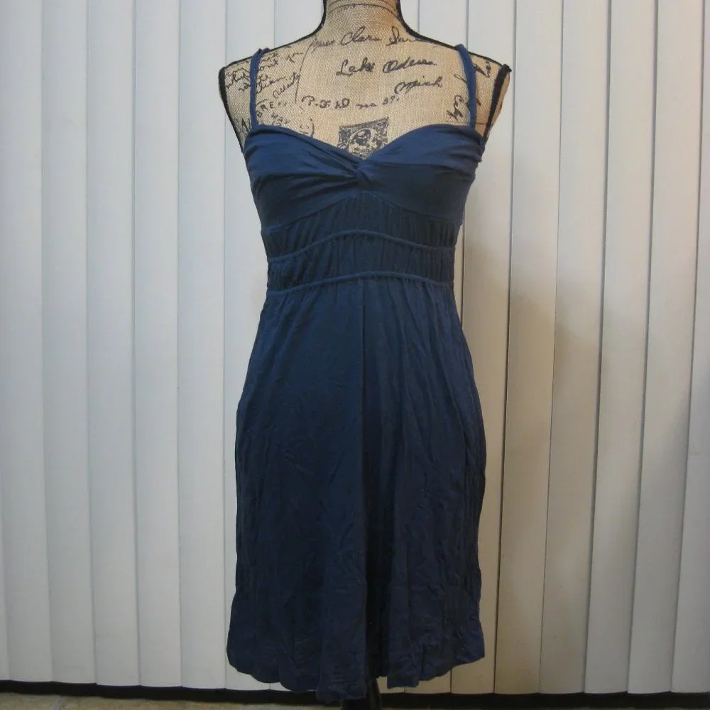 NWT American Eagle AE navy blue dress XS extra small